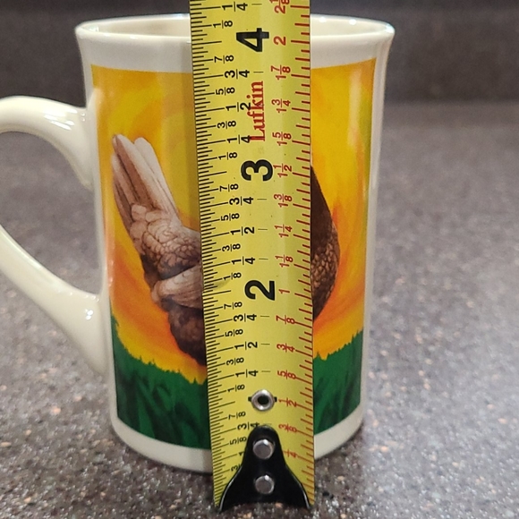 Farm Rooster Coffee Mugs set of 4 Tea Cups 8 oz Bay Island Vintage Designs Slim - Picture 15 of 16